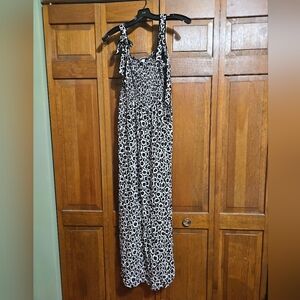 Black and White Patterned Dress